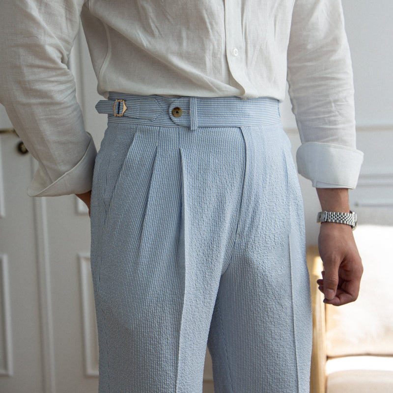 Sr Daniel - Pantalón Marinero Elegante de Pinzas