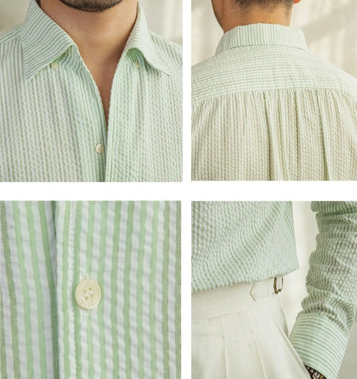 Venecia - Camisa Elegante de Rayas