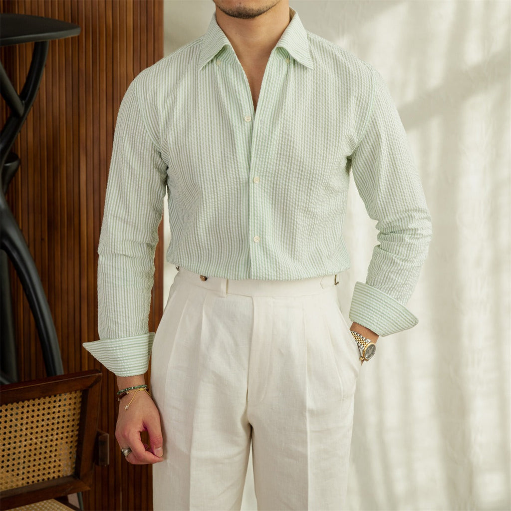 Venecia - Camisa Elegante de Rayas