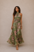 María | Elegante vestido de verano con estampado floral