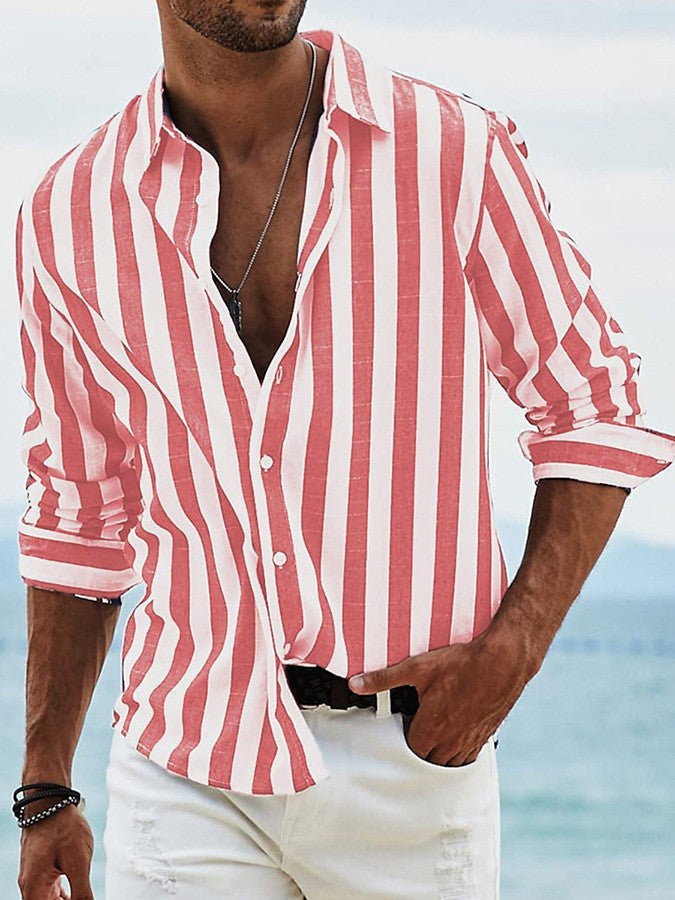 Riviera | Camisa elegante a rayas