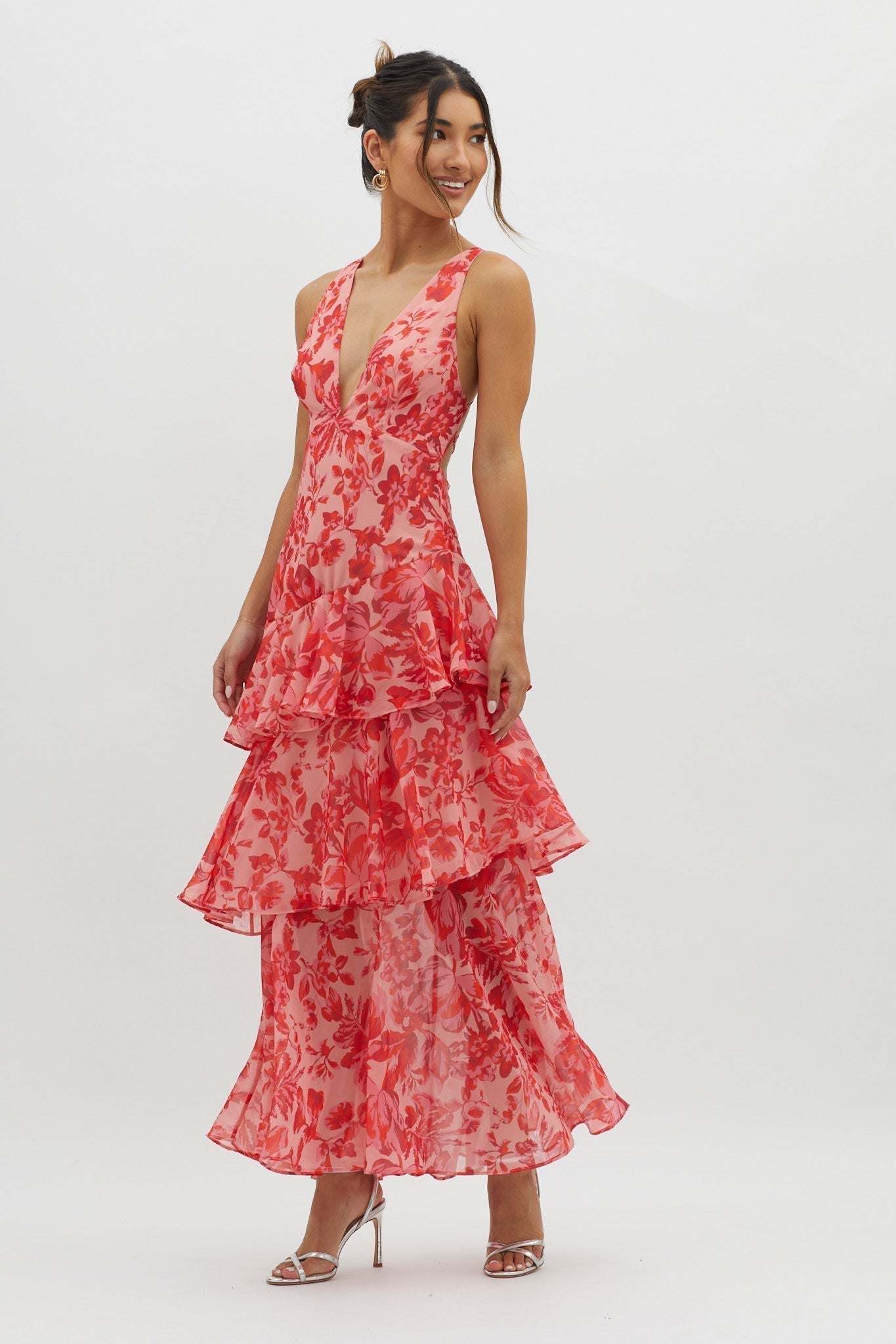 Elsa I Vestido Largo Floral Elegante