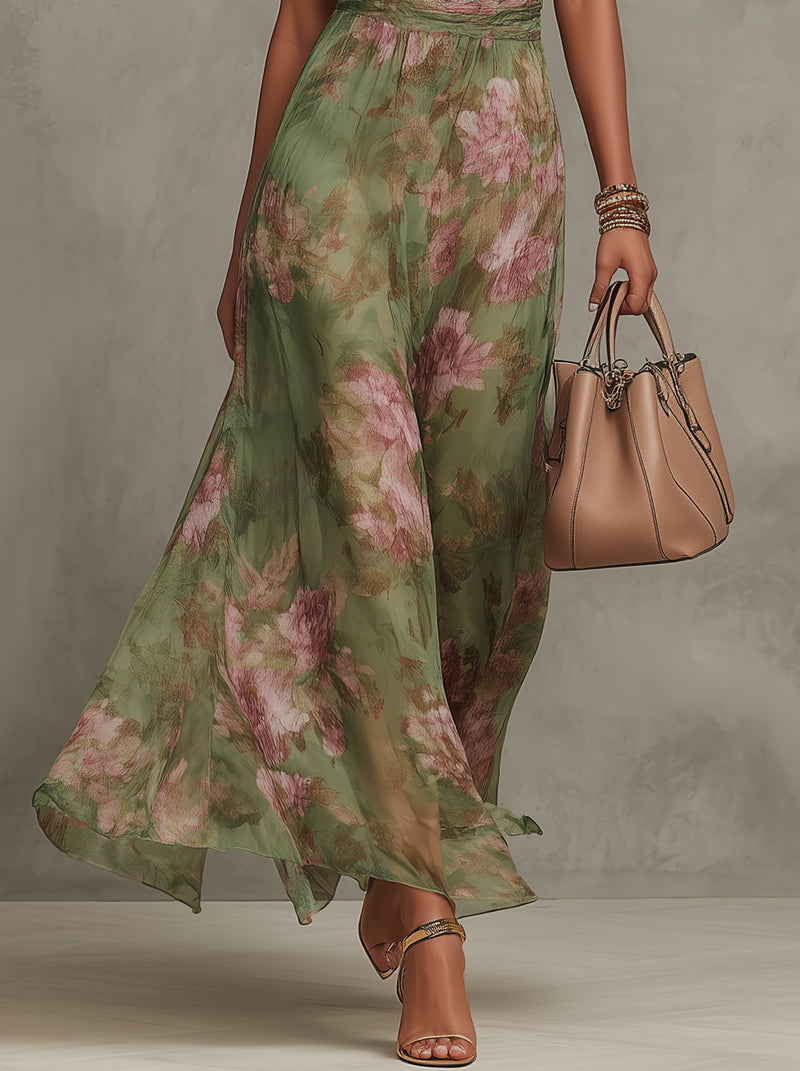María | Elegante vestido de verano con estampado floral