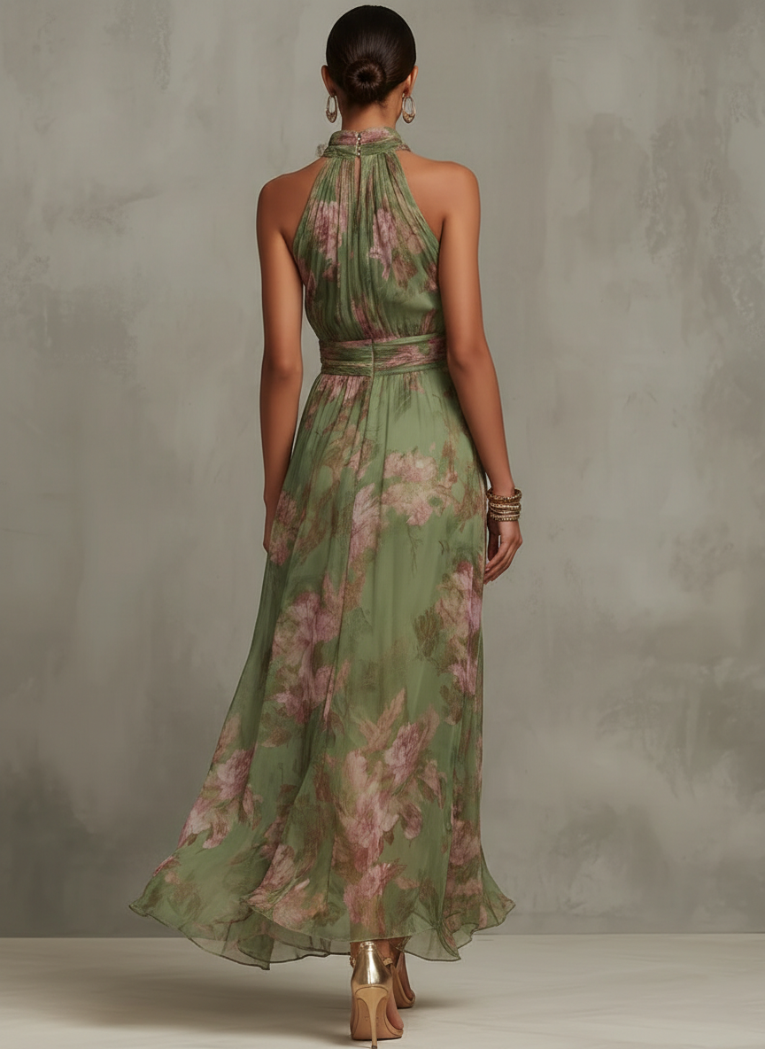 María | Elegante vestido de verano con estampado floral