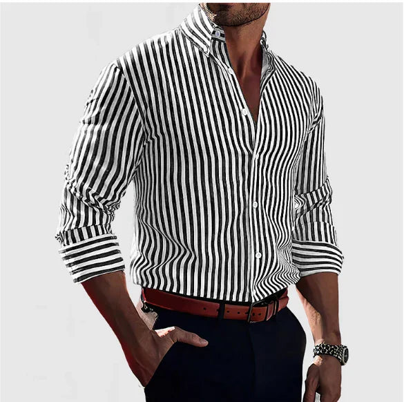 Gandia - Camisa Elegante de rayas