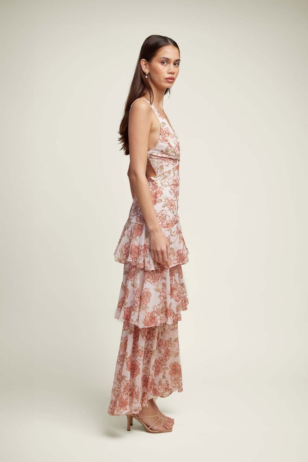 Elsa I Vestido Largo Floral Elegante