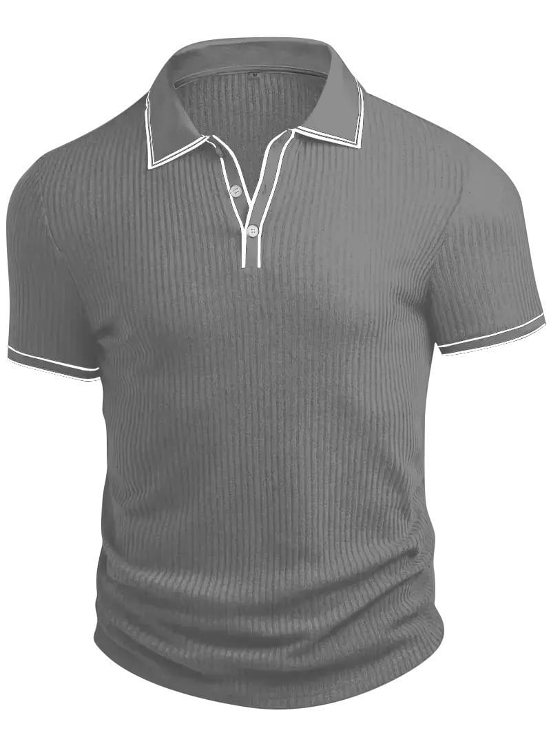 Silicia | Polo de punto acanalado
