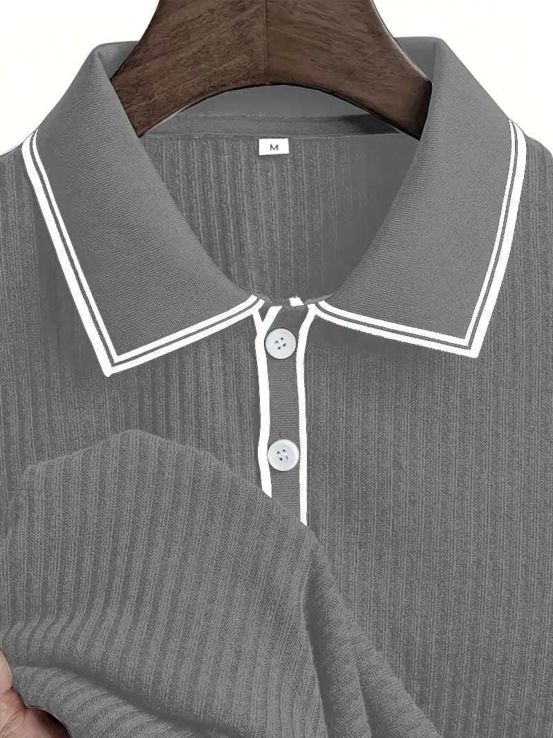 Silicia | Polo de punto acanalado
