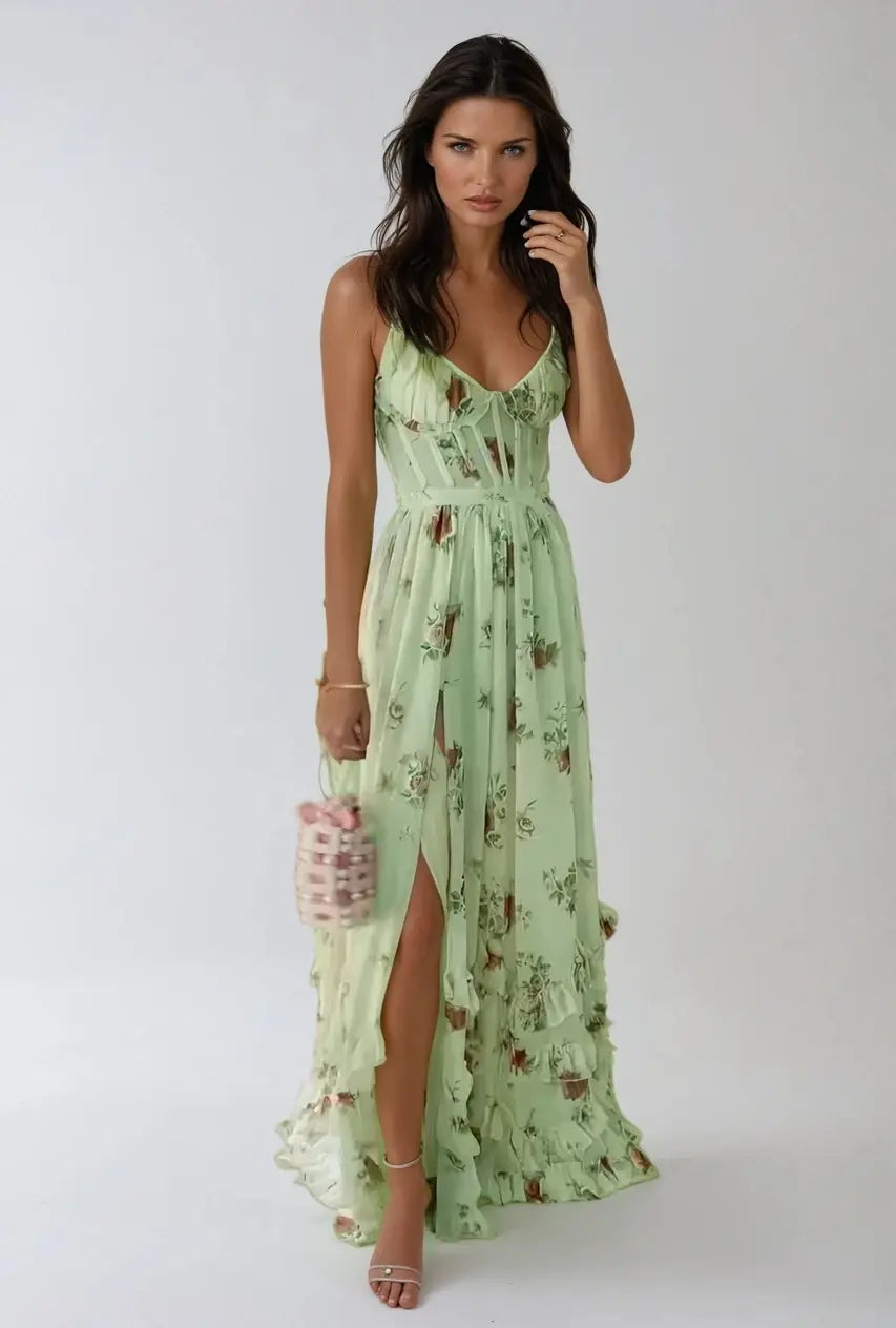 Valentina | VestidoLargo Floral Boho Chic